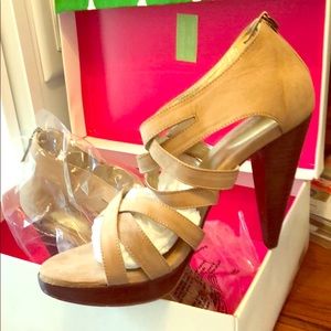 Suede Gladiator Heels